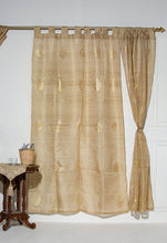Load image into Gallery viewer, Net Muga Curtain In Gold Foil
